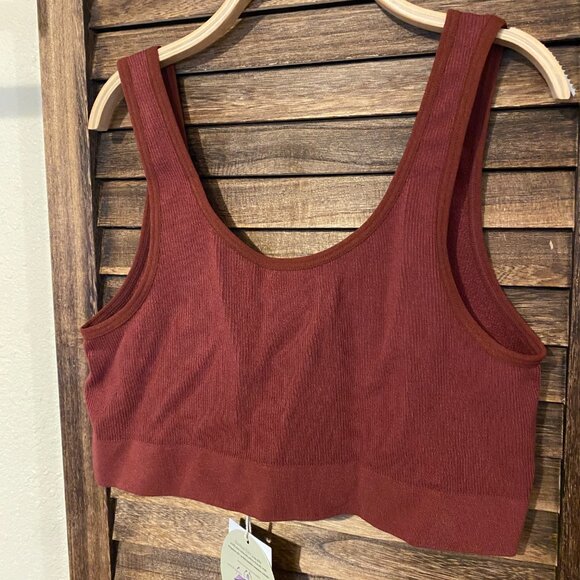 C'est Moi Other - C'est Moi Ribbed Reversable Bamboo Bralette "Brandy"